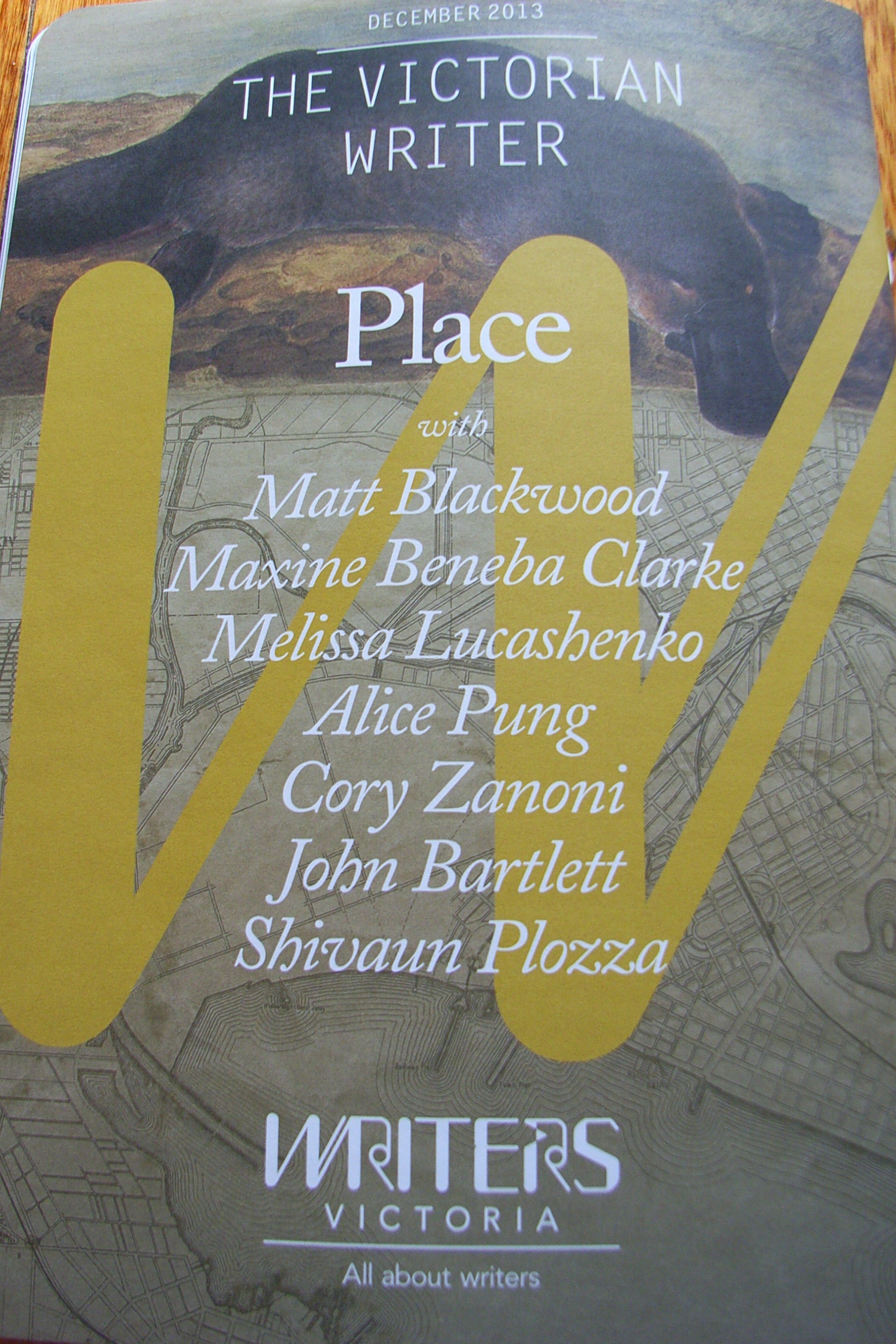 The Lure of Place (published in the December 2013 issue of ‘The Victorian Writer’)